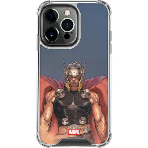 Marvel Thor God of Asgard iPhone 15 Pro Clear Case